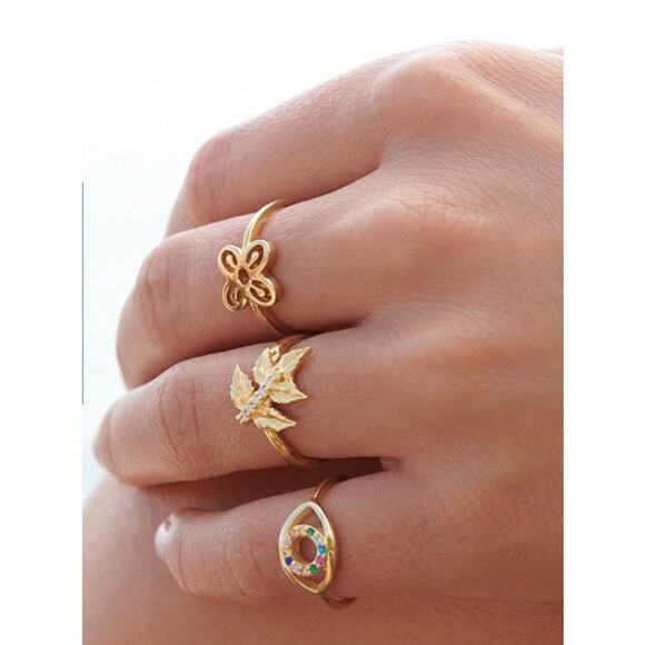 With Love Darling, Rainbow Eye Ring, NWT, Multiple Sizes - Picture 3 of 5